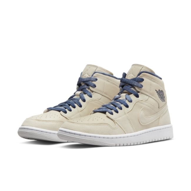 WMNS jordan 1 mid sandrift Midnight navy
