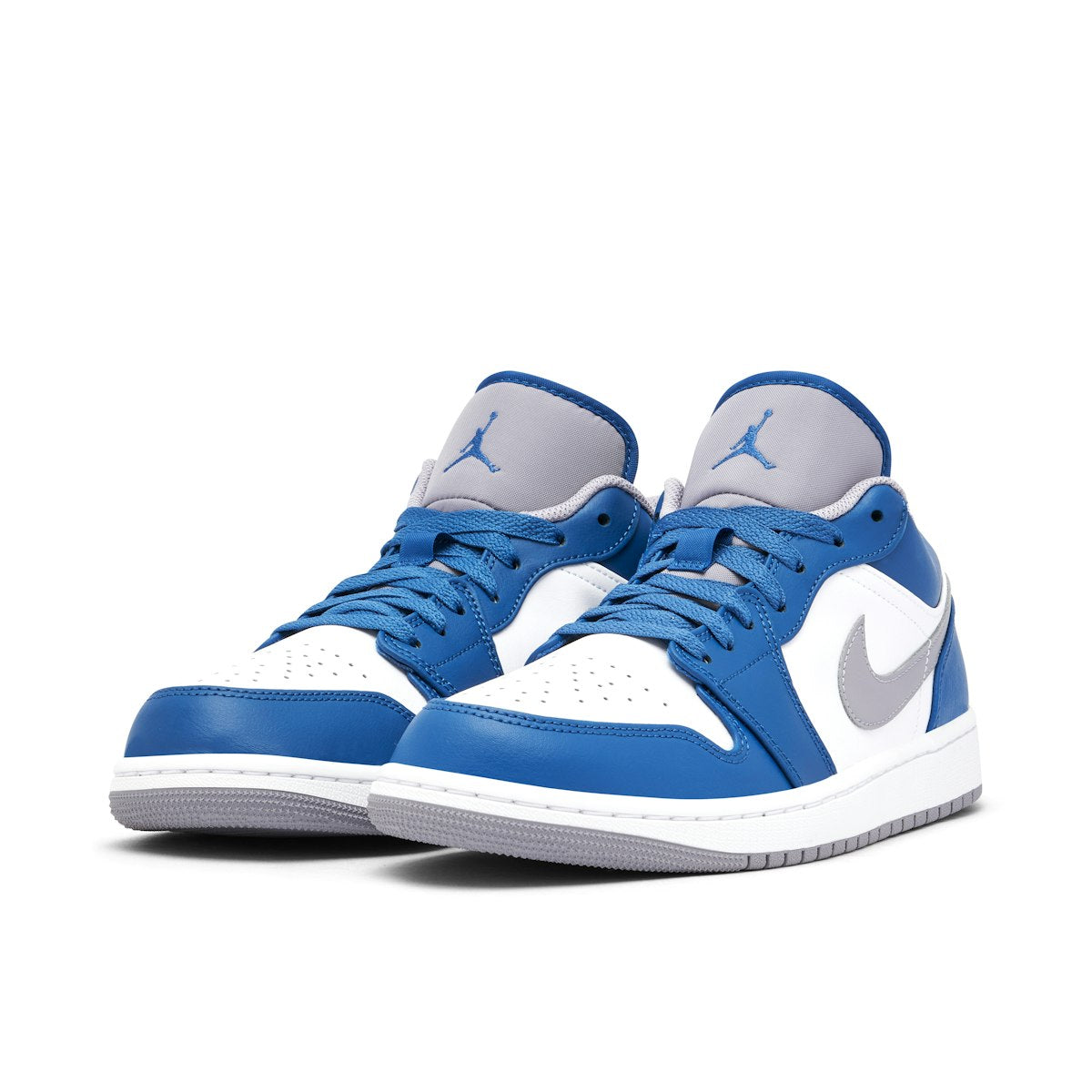 Air Jordan 1 Low GS True Blue Cement