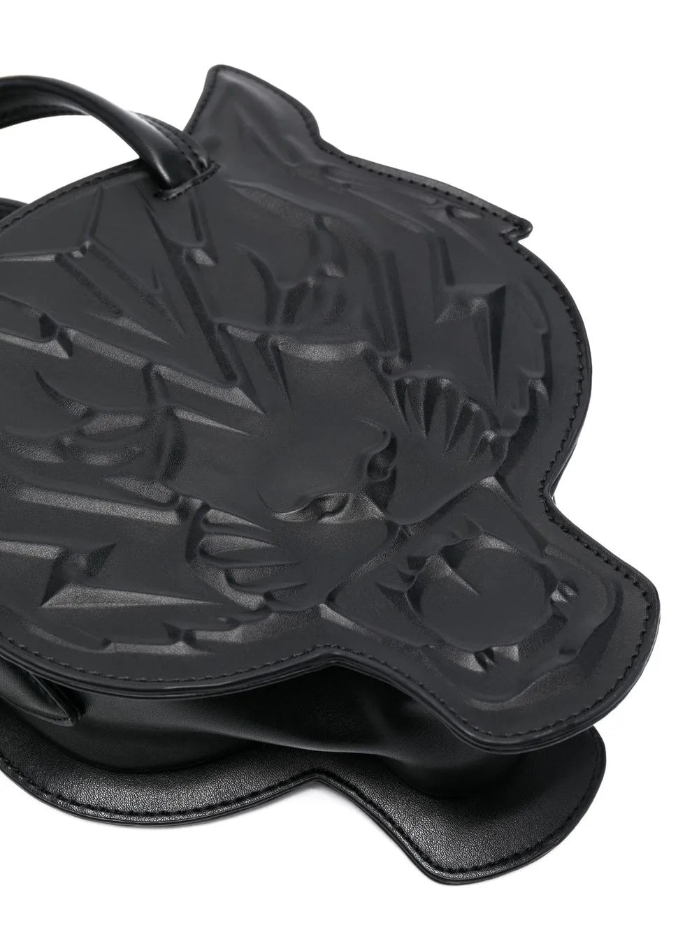 Philipp Plein Sport Tiger-Head Leather Tote Bag