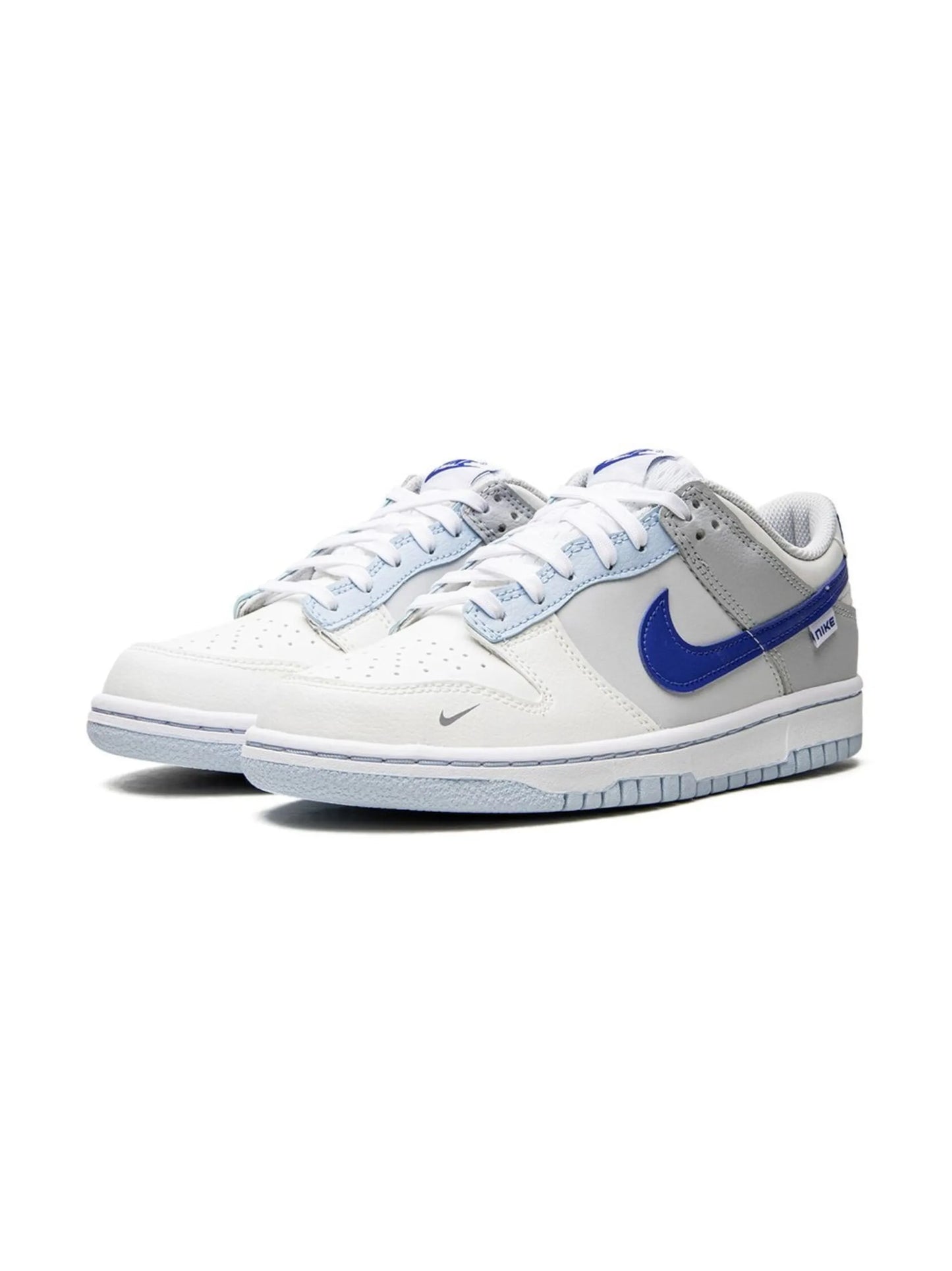 Nike Kids Dunk Low 'Ivory Hyper Royal' Sneakers (GS)