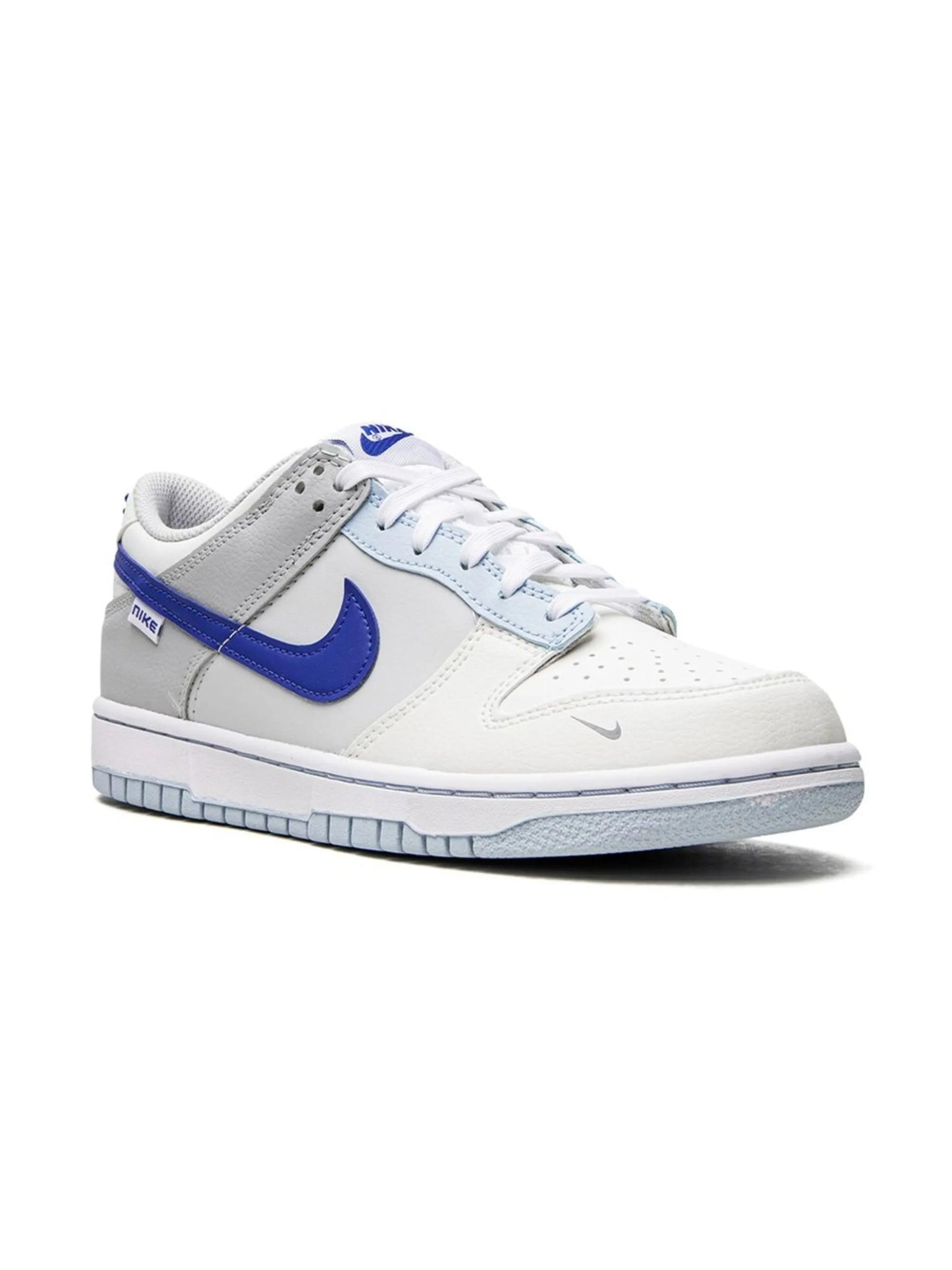 Nike Kids Dunk Low 'Ivory Hyper Royal' Sneakers (GS)