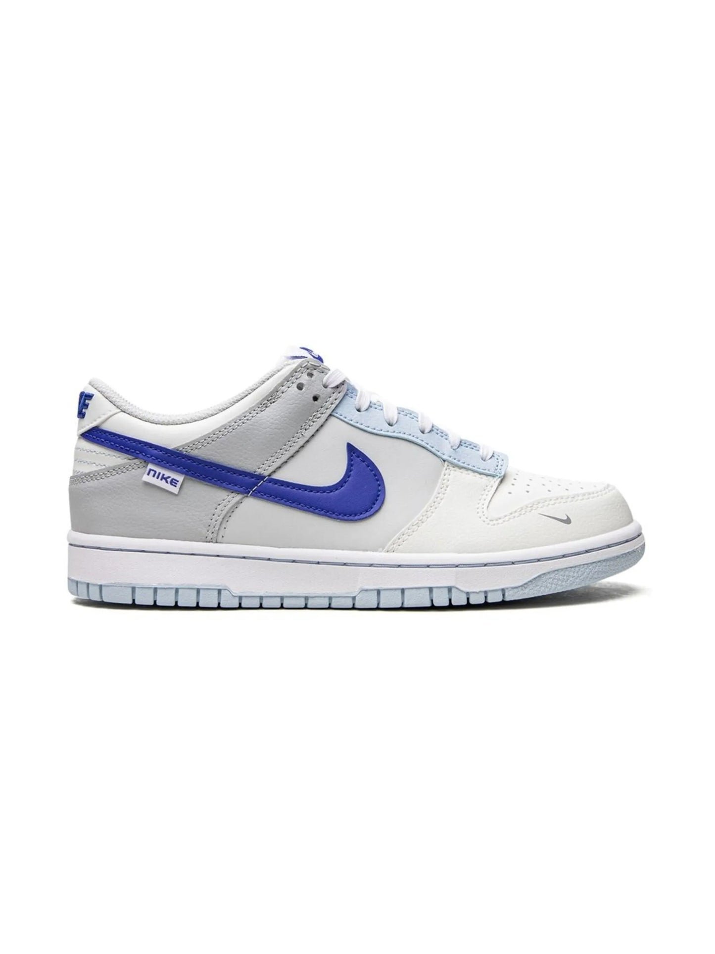 Nike Kids Dunk Low 'Ivory Hyper Royal' Sneakers (GS)