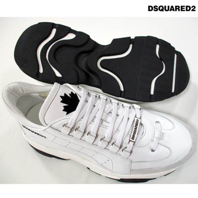Dsquared 2 Men's Bumpy 551 Low-top Leather Sneakers White