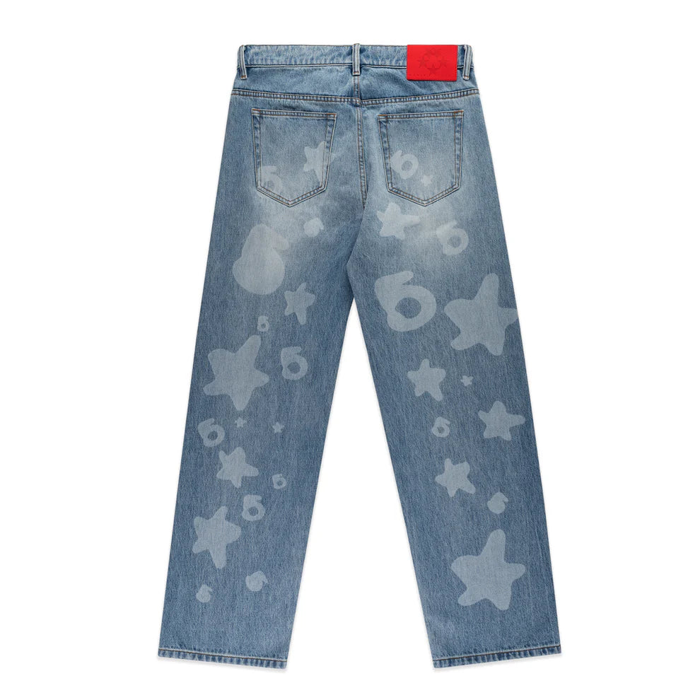 Sp5der Beluga Denim Light Blue Wash