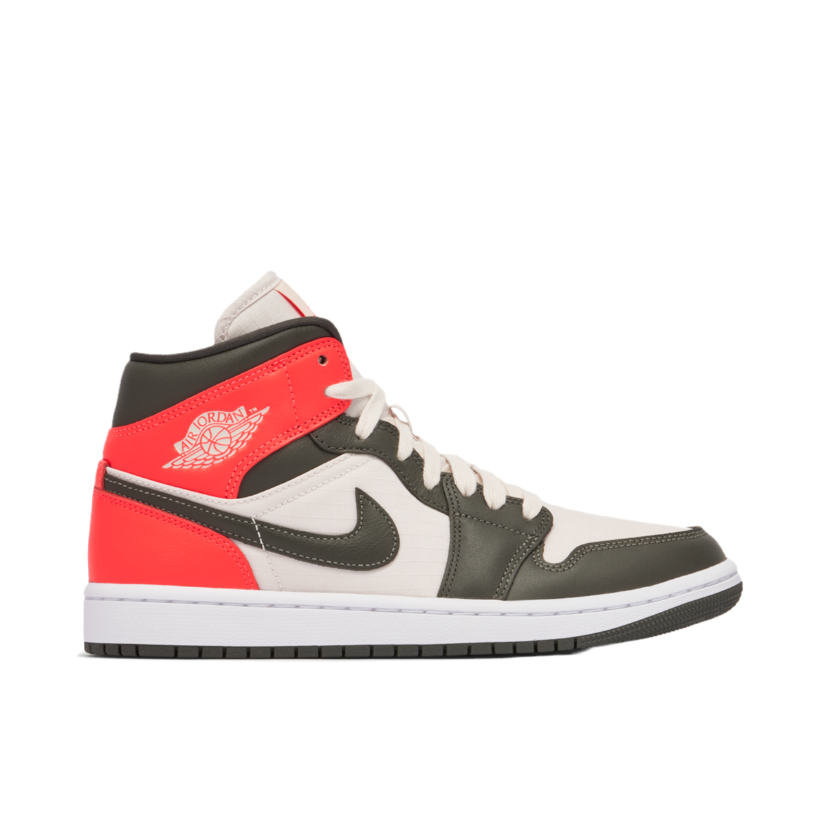Air Jordan 1 Mid Newsprint Light Orewood Brown