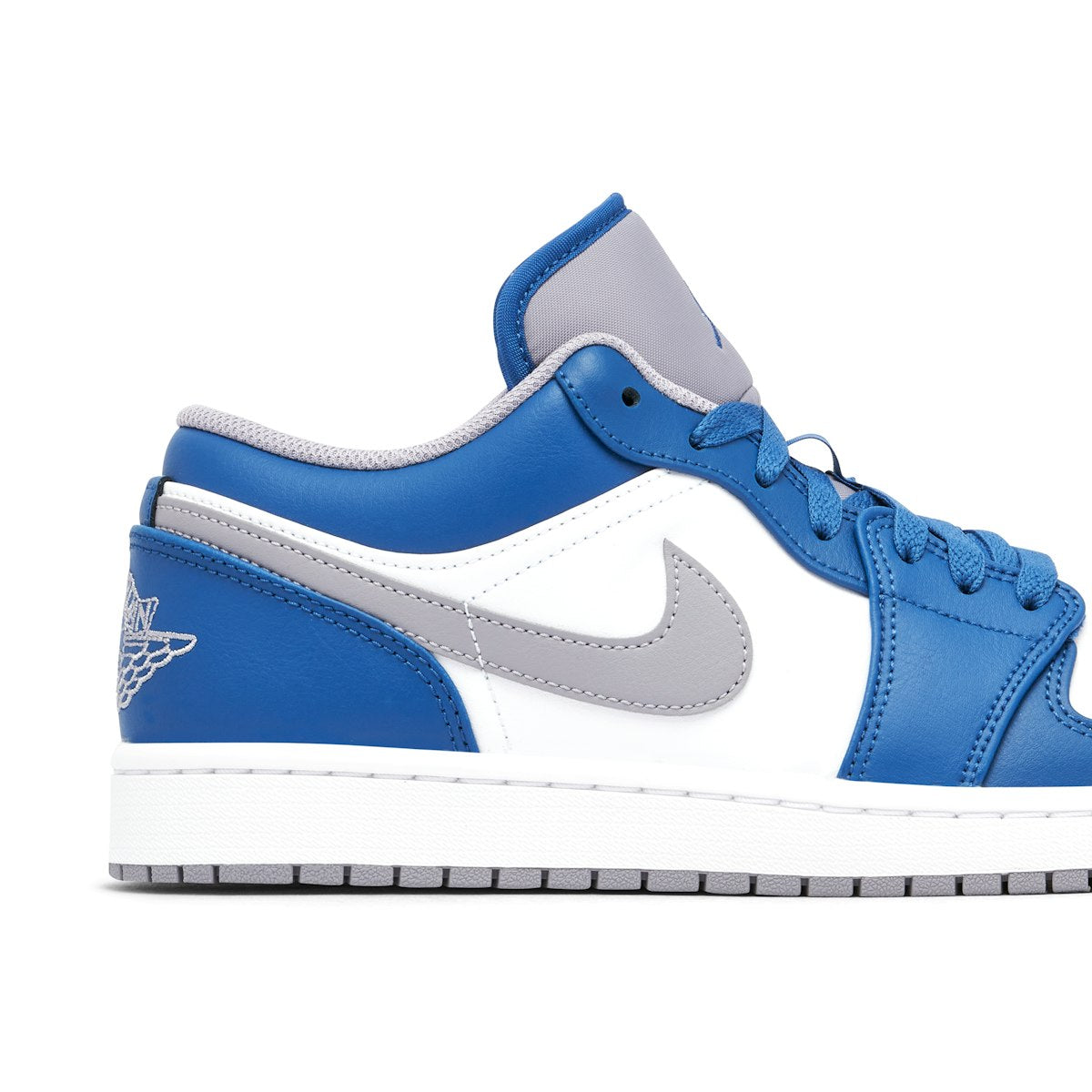 Air Jordan 1 Low GS True Blue Cement