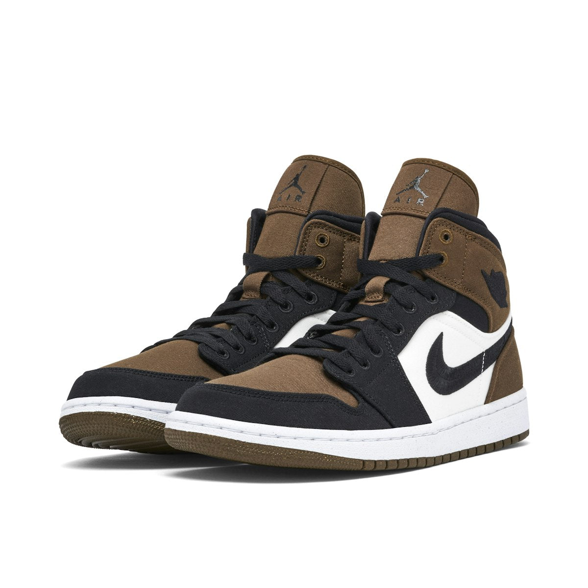Air Jordan 1 Mid Olive Toe