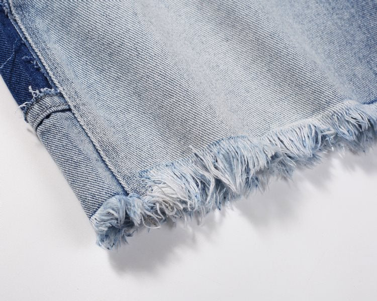 HESNTLS Denim Shorts - Pale Indigo
