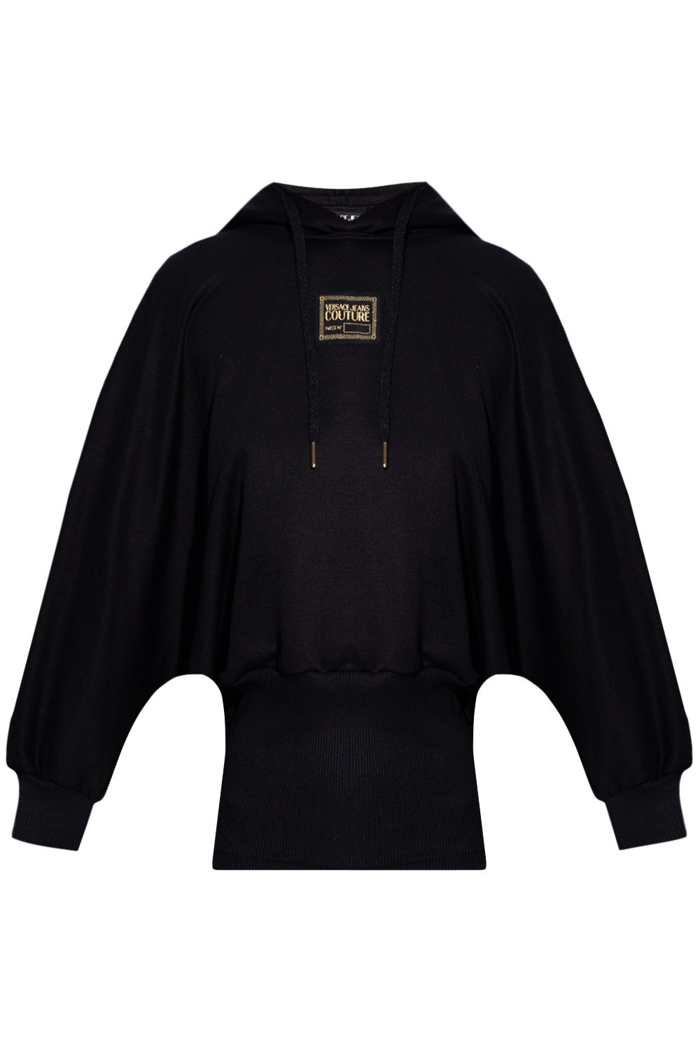 Versace Jeans Couture Black Drawstring Hoodie