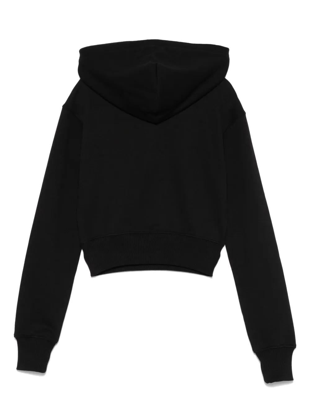 Versace Jeans Couture Black Drawstring Hoodie
