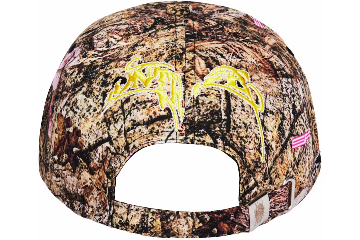 Sp5der Blue Logo Cap Real Tree Camo