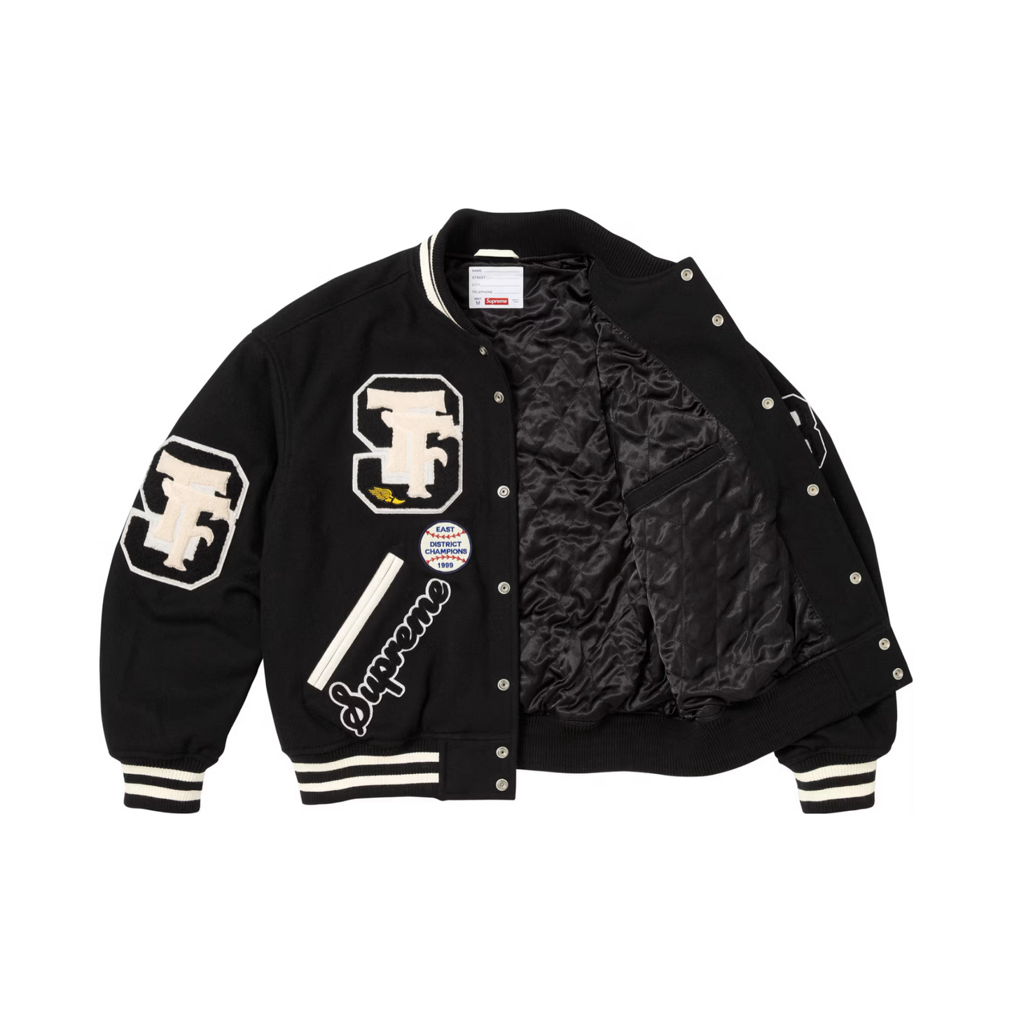 Supreme Drill Team Varsity Jacket 'Black'