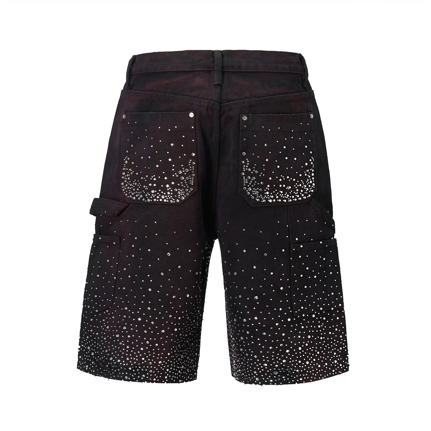 HESNTLS Classic Jorts 'Rhinstone Obsidian'