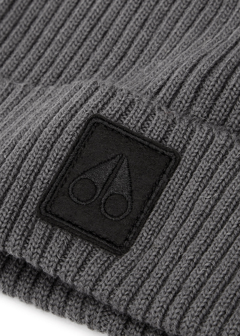 Moose Knuckles Merino Wool Beanie 'Dark Grey'
