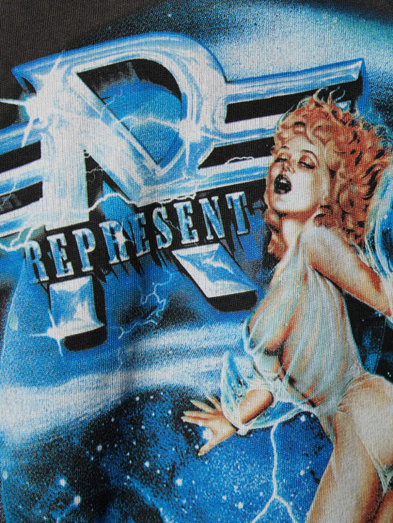 Represent Spirit Printed Cotton T-Shirt 'Grey'