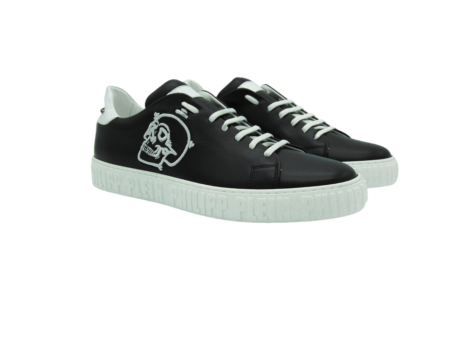 Philipp Plein Sneakers Low-Top Skull Black