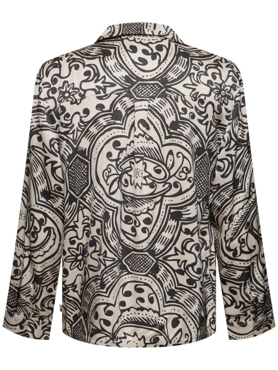 HONOR THE GIFT Printed woven long sleeve shirt