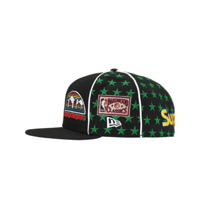 Supreme Mitchell & Ness Teams New Era 59Fifty Fitted Hat ‘Black’ 7 1/4
