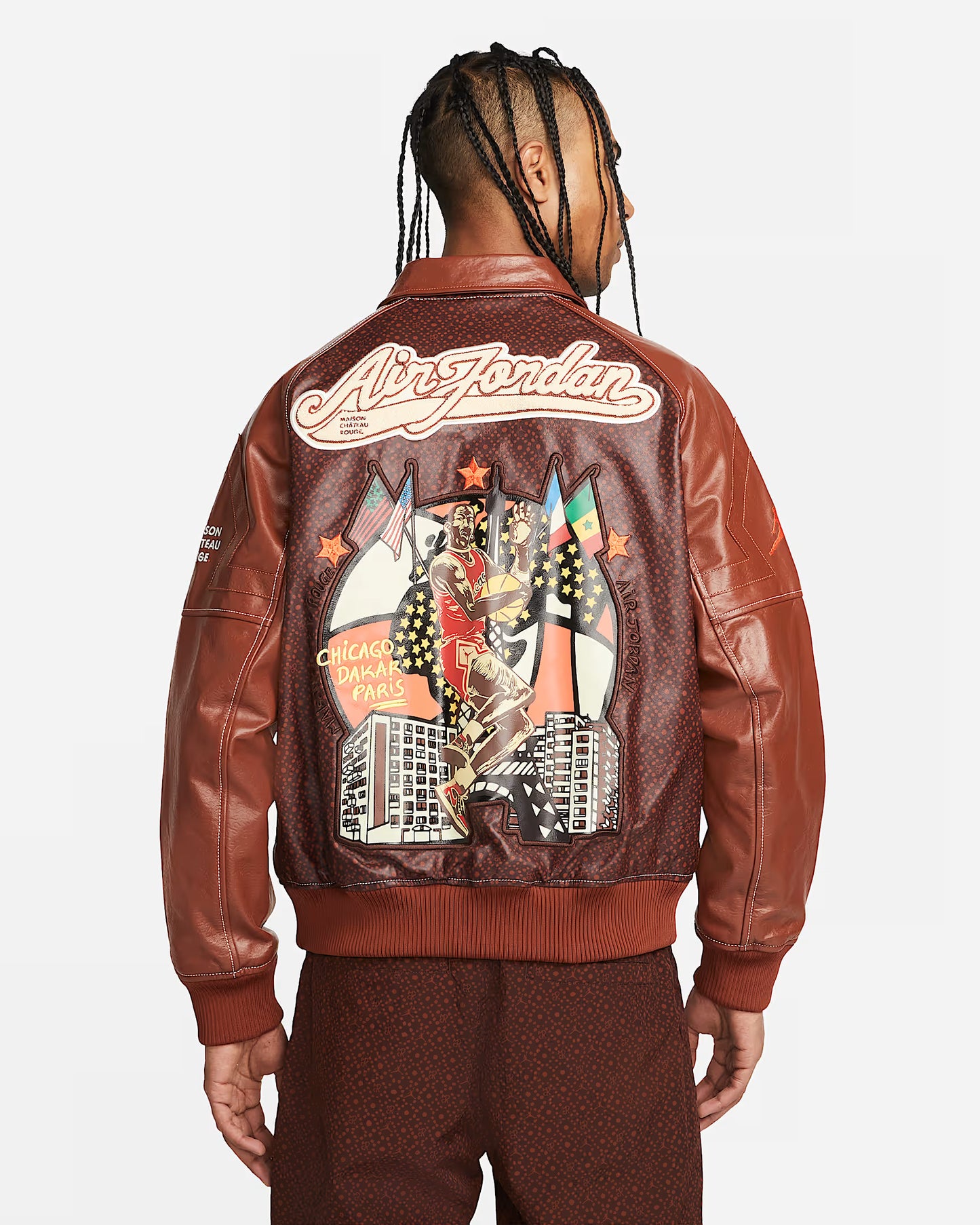 Jordan x Maison Chateau Rouge Men's Flight Jacket