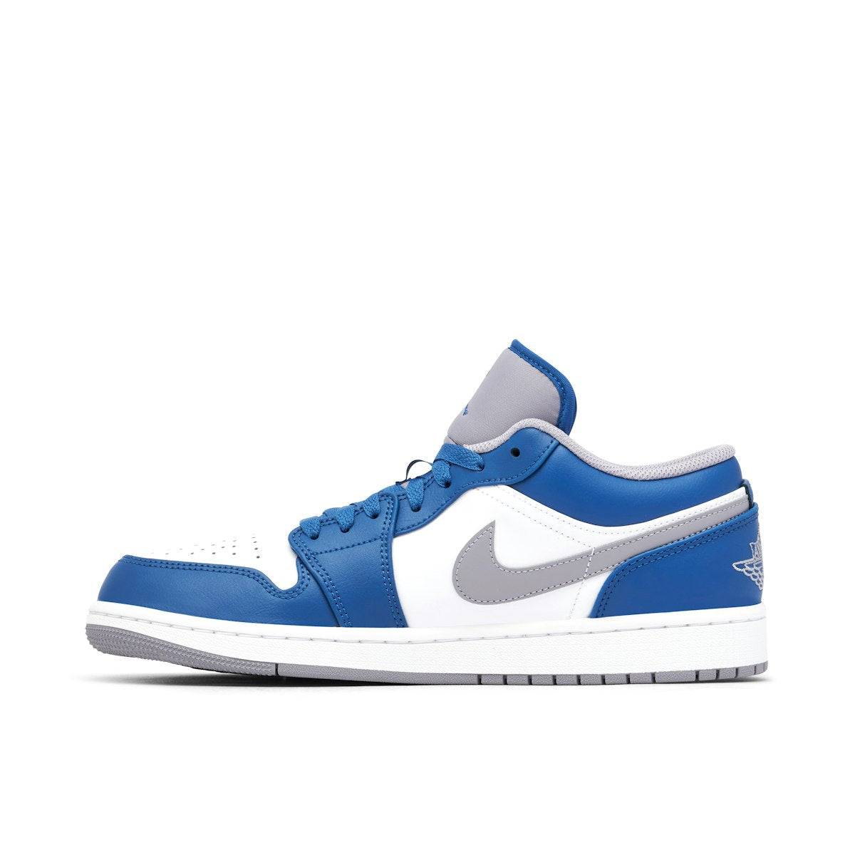 Air Jordan 1 Low GS True Blue Cement