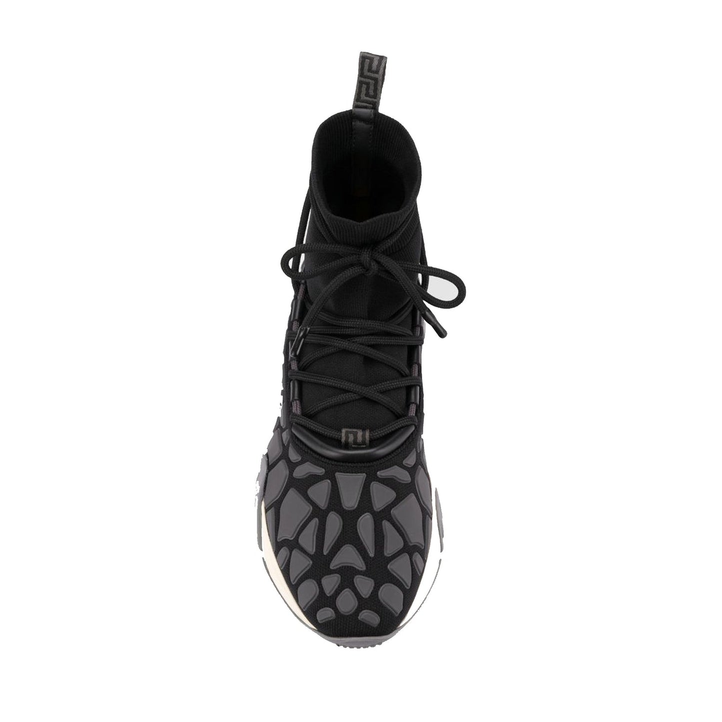 Versace Squalo Drawstring Sneakers in Black