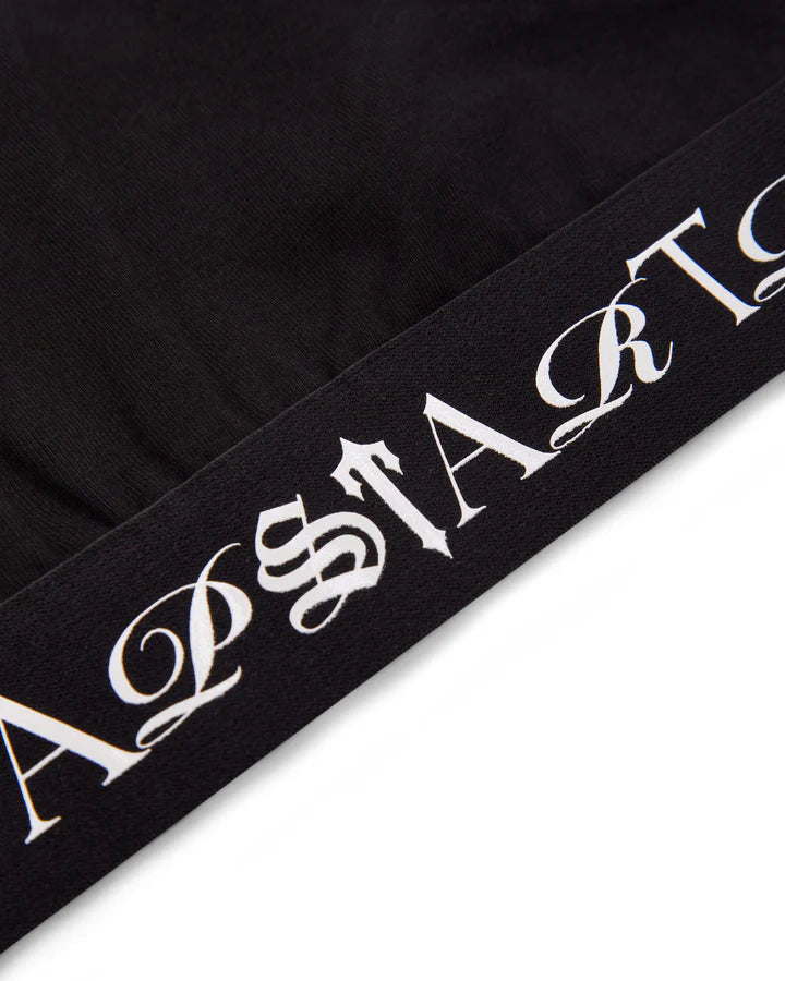 Trapstar Women's Script Bra Black and White