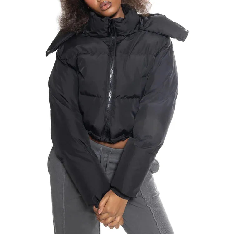 Trapstar Decoded Cropped Arch Puffer Jacket