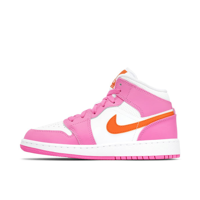 Air Jordan 1 Mid 'Pinksicle Safety Orange' (PS)