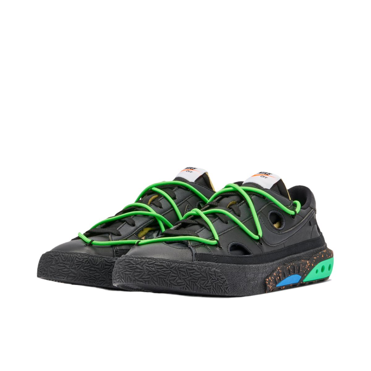 Off-White x Nike Blazer Low Black Green