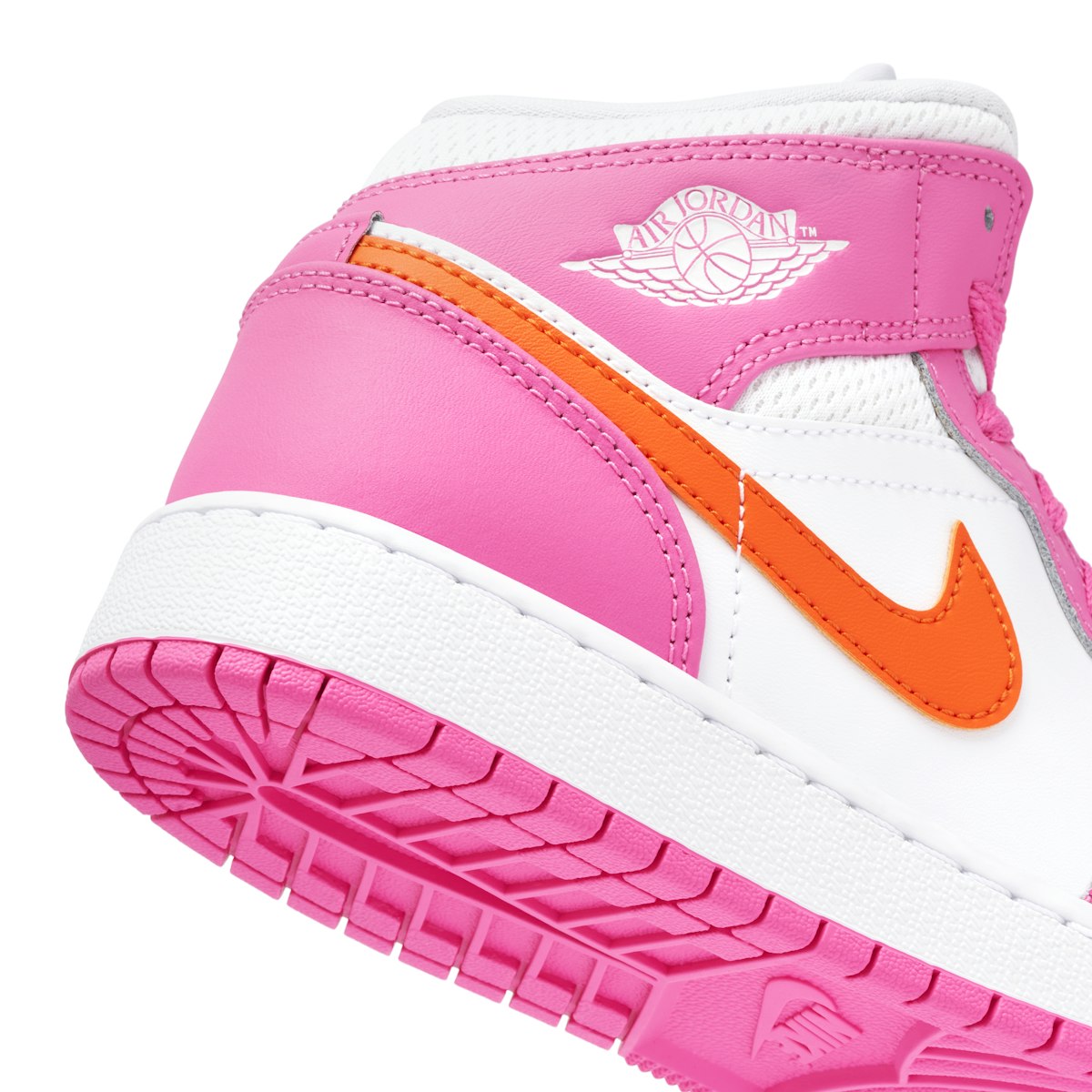 Air Jordan 1 Mid Pinksicle Safety Orange (PS)