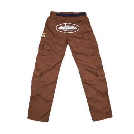 Corteiz Guerillaz Cargo Pants – Brown