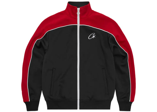 Corteiz Shotta Jacket Black and Red