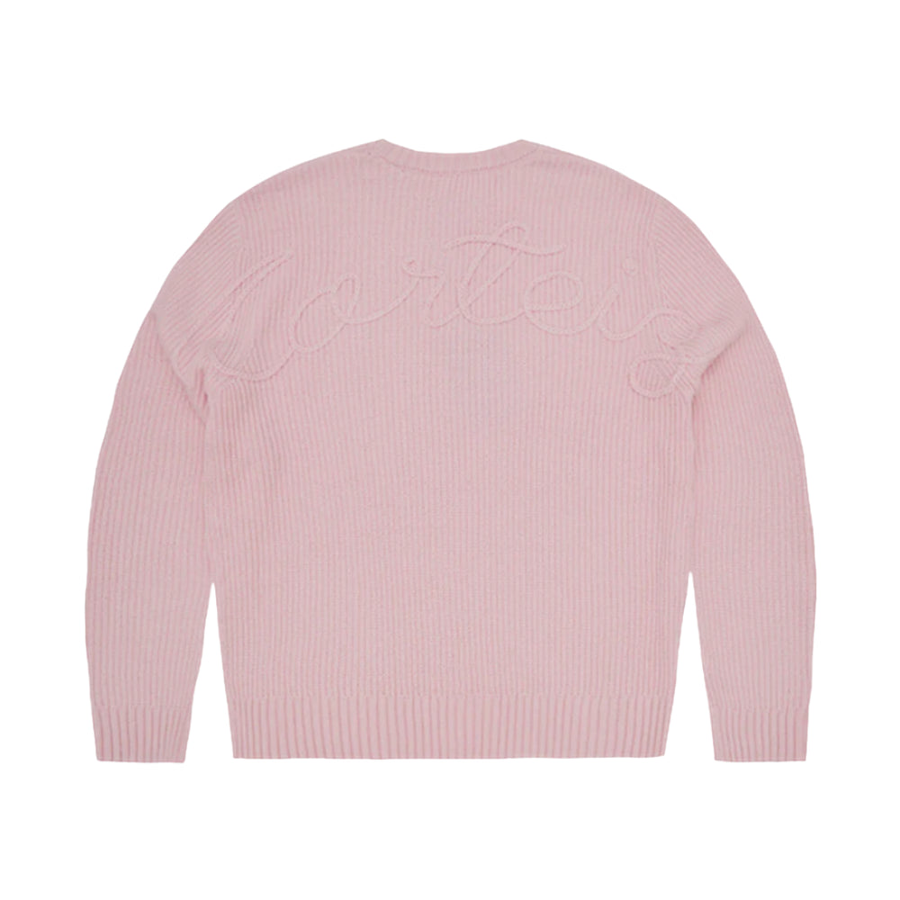 Corteiz Crochet Applique Knit Crew 'Light Pink'
