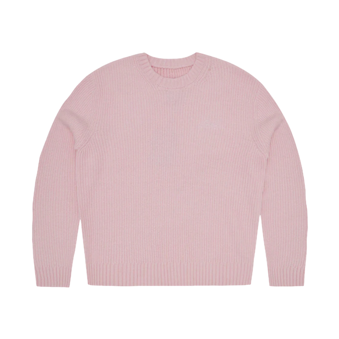 Corteiz Crochet Applique Knit Crew 'Light Pink'
