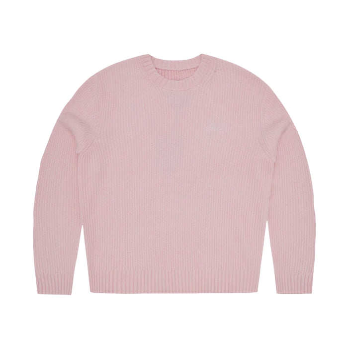 Corteiz Crochet Applique Knit Crew 'Light Pink'