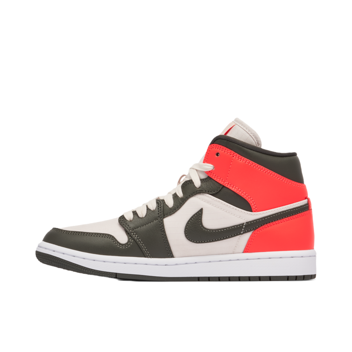 Air Jordan 1 Mid Newsprint Light Orewood Brown