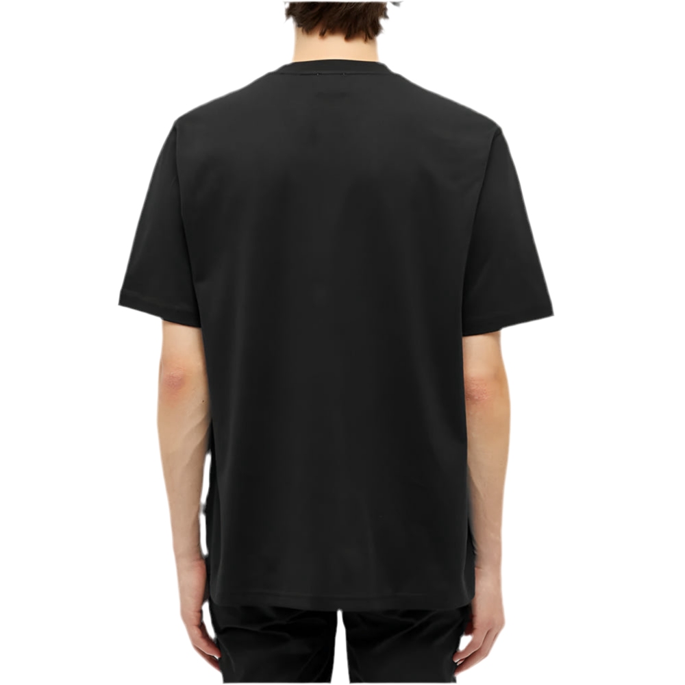 Burberry Ganther Multi Logo T-shirt In Black