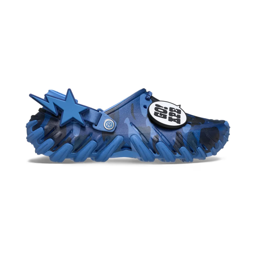 BAPE X Crocs Echo Ro Clog 'Blue Camo'