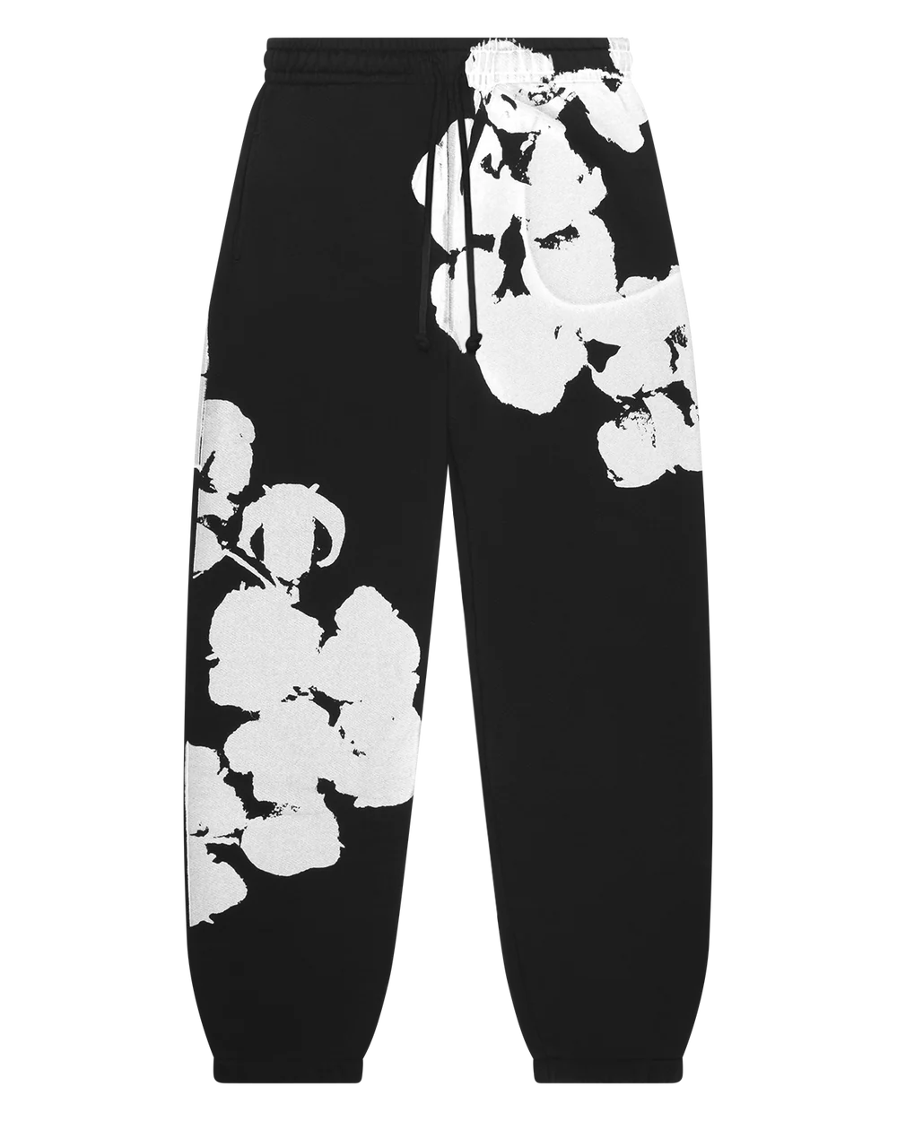 Biggie Cotton Wreath Sweatpants Black