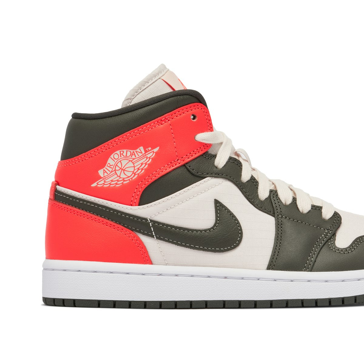 Air Jordan 1 Mid Newsprint Light Orewood Brown