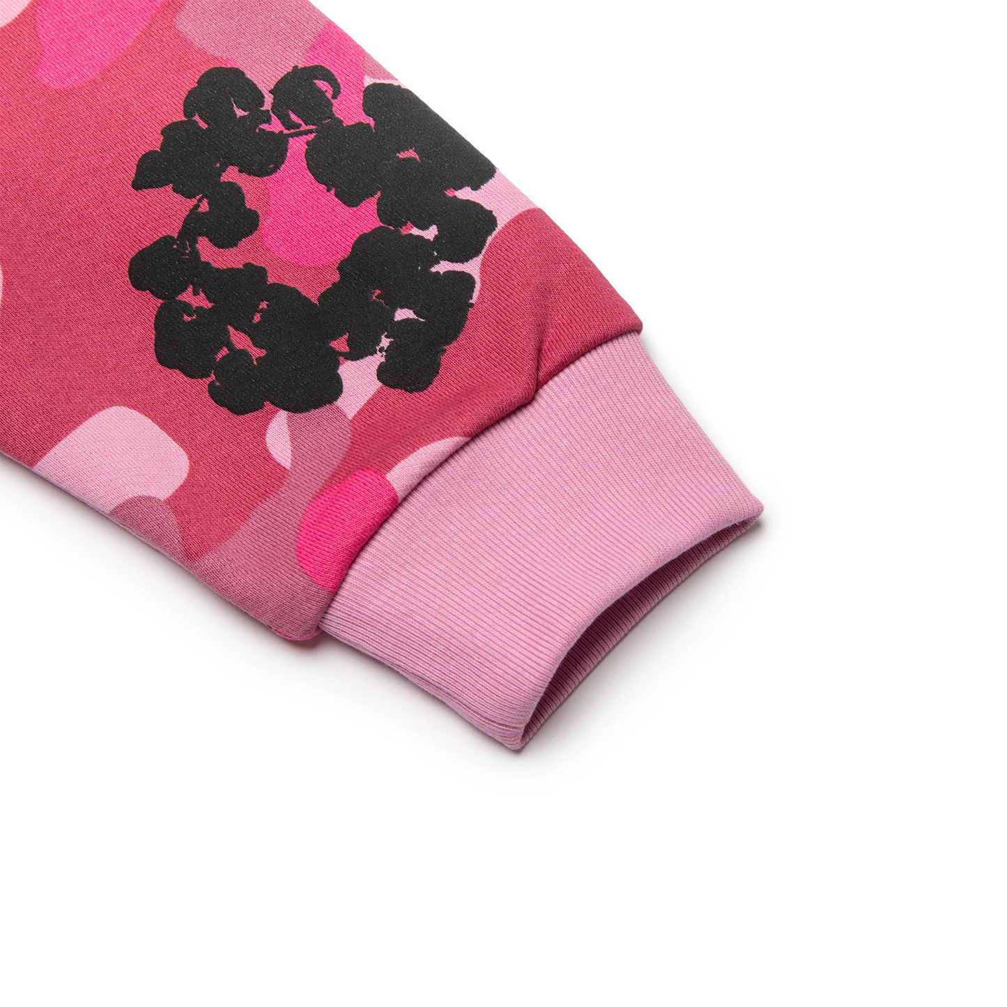 Denim Tears The Cotton Wreath Zip Sweatshirt Pink Camo