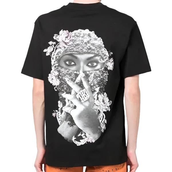 Ih Nom Uh Nit Black Pearl Roses 'Black' T-shirt