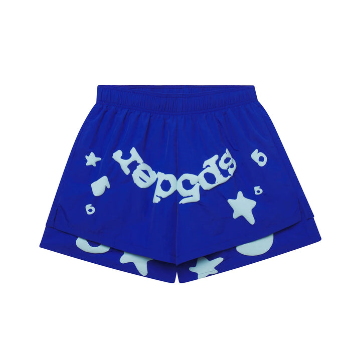 Sp5der Beluga Double Layer Shorts ‘Tory Blue’