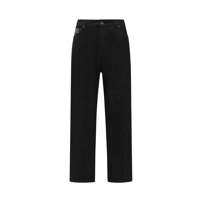 Ed Hardy Black Widow Baggy Denim Jeans ‘Black’