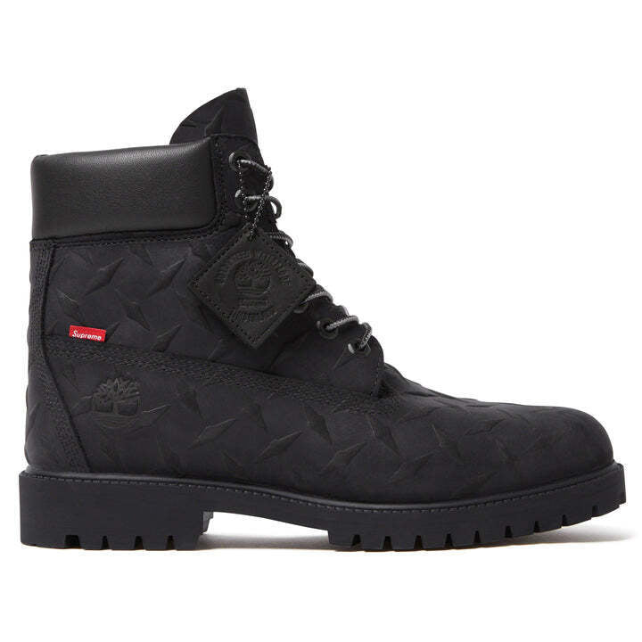 Supreme x Timberland Black Boots