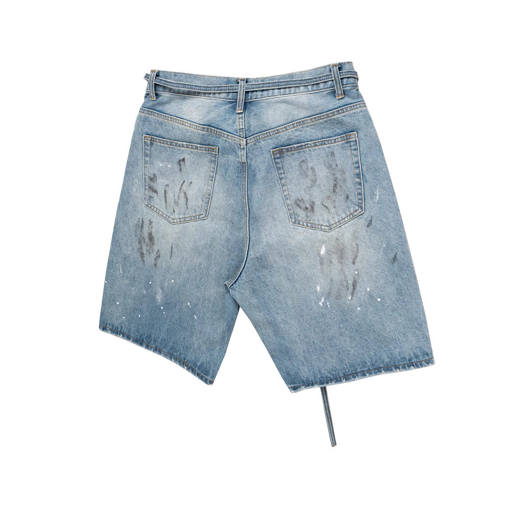 HESNTLS Classic Jorts Paint Splatter Detail