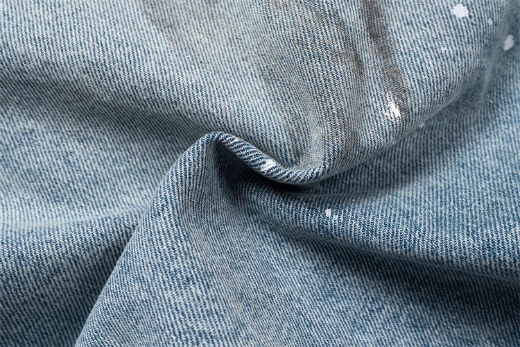 HESNTLS Classic Jorts Paint Splatter Detail