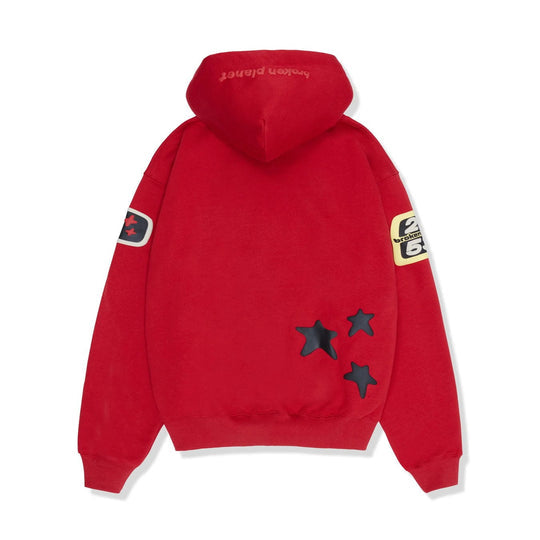 Broken Planet Brighter Days Are Ahead Hoodie 'Ruby Red'