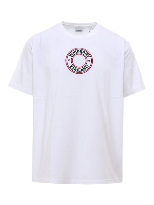 Burberry England Archway Circle T-shirt In White