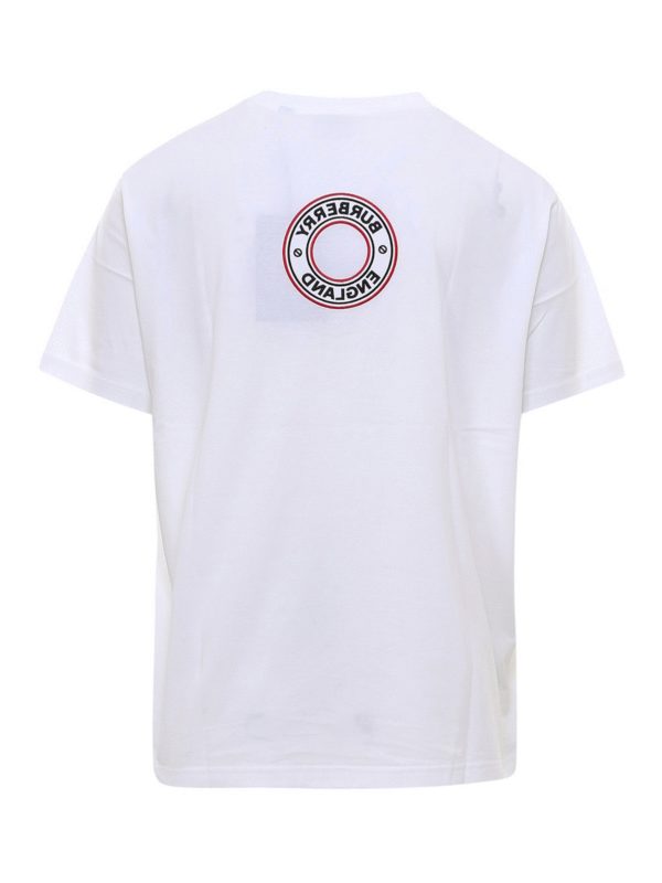 Burberry England Archway Circle T-shirt In White